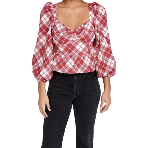 Rahi Blossom Top - S - Red - Picture 1 of 7